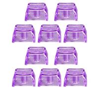 Pjeghbvop Lot de 10 capuchons de touches XDA pour clavier mécanique - Transparent