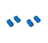 Pjeghbvop Lot de 2 micro-interrupteurs pour souris 80 millions de durée de vie - Bouton poussoir momentané - Limite de 80 millions