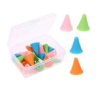 Pjeghbvop Lot de 20 capuchons de protection pour aiguilles à tricoter coniques - Accessoires de couture