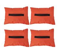 Pjeghbvop Lot de 4 ancrages lestés pour buts de football, filet de hockey, filet de sport, sac de sable étanche