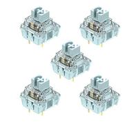 Pjeghbvop Lot de 5 pièces de rechange pour clavier mécanique linéaire MX - Blanc bleuté - 3 broches
