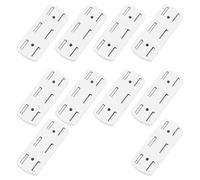 Pjeghbvop Lot de multiprises multifonctions, supports de prise pour l'organisation des câbles et des routeurs dans les maisons et les bureaux, organisateur de prises autocollantes