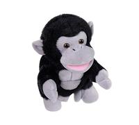 Pjeghbvop Marionnette animal avec bouche mobile, chimpanzés | Bouche ouverte, mâchoire mobile, narration interactive, temps d'histoire, salle de classe,