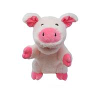 Pjeghbvop Marionnette animal avec bouche mobile, Piggy | Bouche ouverte, mâchoire mobile, narration interactive, temps d'histoire, salle de classe,