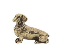 Pjeghbvop Organiseur de bijoux décoratif, coffre au trésor distinctif en forme de sculpture d'animal, étui de collection pour femme, boîte à bijoux vintage, taille unique, comme décrit