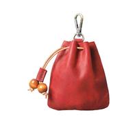 Pjeghbvop Organiseur de bijoux en cuir fait à la main à suspendre, texture douce, adapté pour colliers, boucles d'oreilles, rangement, crochet mural, organisateur de bijoux en cuir fait à la main