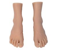 Pjeghbvop Outil pédagogique TPE, prototype de pied, taille 44, imitation de simulation, texture TPE, parfait pour les positions de chaussures, l'anatomie, l'apprentissage, l'enseignement, le modèle