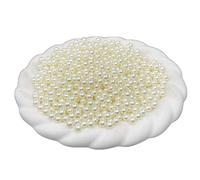 Pjeghbvop Perles décoratives d'aspect naturel sans trou pour loisirs créatifs, événements, œuvres d'art, perles décoratives, 6mm, comme décrit