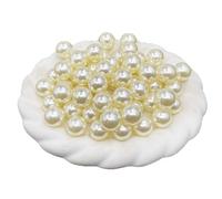 Pjeghbvop Perles décoratives d'aspect naturel sans trou pour loisirs créatifs, événements, œuvres d'art, perles décoratives, 14mm, comme décrit