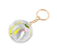Pjeghbvop Porte-clés fait à la main avec pendentif poisson coloré Kois Carpe Porte-clés Joli sac à main Pendentifs pour cartable