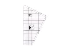 Pjeghbvop Règle de couture en acrylique transparent - Mesure précise pour les débutants - Couturière - Couture - 3/4/5 pièces