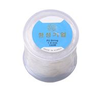 Pjeghbvop Rouleau de 100 m de fil élastique transparent en cristal pour la fabrication de bijoux, bracelet de perles, collier, cordon élastique pour colliers, 1mm, comme décrit
