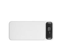Pjeghbvop Support de batterie 18650 sans soudure, blanc, 8 sections | Port de charge super rapide, étui portable PowerBank avec grande capacité pour appareils électroniques