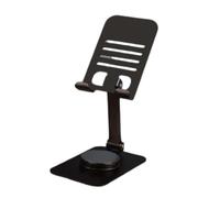 Pjeghbvop Support ergonomique pour appareils mobiles, entièrement pliable, support rotatif en aluminium pour une meilleure vue, bureaux confortables, support mobile réglable