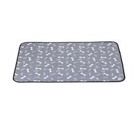 Pjeghbvop Tapis d'urine pour chien indéchirable, tissu polyester hautement absorbant, dessous antidérapant, parfait pour l'intérieur, tapis d'urine et tapis lavable