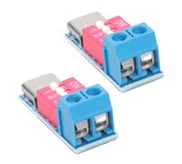 Pjeghbvop Tensions réglables 5 V à 20 V entrée QCDecoy Appareil pour protocoles de charge rapide Modules de tension réglables 2 pièces USB C Module de carte de déclenchement