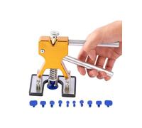 PJJUHS Ventouse Carrosserie Outils Professionnels Réparation Carrosserie Voiture Débosseleur sans Peinture Débosselage Ventouse Automatique(Puller with 10 Tabs)