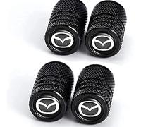 PjjxQf 4 Piece Voiture Capuchon de Valve pour Mazda 3 Axela 6 ATENZA MX-5 CX-3 CX-4 CX-5,Valve Bouchons Tige,Couvercles Tige,Valve Pneu Couvre,Antipoussière Décoration Accessoires