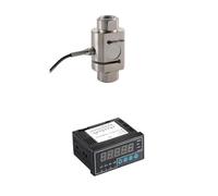 PJKTBEYI Capteur de Charge de Type S avec Affichage indicateur, capteur de Compression de pesée 200 kg, 300 kg, 500 kg, 700 kg, 1 T, 2 T, 3 T, 5 T, 10 T, 20 T(1T and Indicator)