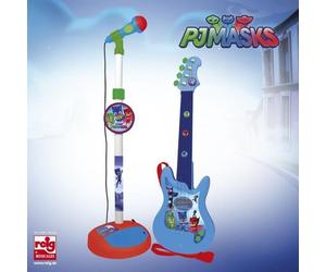 PJMASKS Guitare avec microphone - 4 cordes