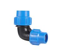 PJQUEKAIPJ Connecteur Rapide de Tuyau d'eau PE 25-20/32-25mm, coude à 90 ° réduisant Le Joint Rapide, raccord de Tuyau en PVC PE, Fournitures d'irrigation(32x25mm)