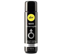 pjur MAN Extremeglide (100ml) - Gel lubrifiant très concentré à base de silicone pour homme - Lubrification extra longue durée