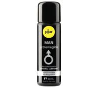 pjur MAN Extremeglide (30ml) - Gel lubrifiant très concentré à base de silicone pour homme - Lubrification extra longue durée