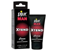 pjur MAN XTEND Cream - Crème pour érection pour les hommes qui en veulent plus - Aux extraits de ginkgo et de ginseng - Pack de 1 (1 x 50 ml)