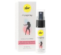 pjur myspray - Spray intime pour ELLE - Formule aux ingrédients actifs pour une circulation sanguine renforcée (20ml)