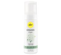 pjur Mousse nettoyante intime ORGANIC Fresh Rafraîchissante Sans parfum 150 ml
