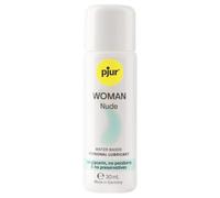 pjur WOMAN Nude - Gel lubrifiant naturel à base d'eau - Sans conservateurs ni parabènes - Spécial pour femme (30ml)