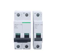 PJVPEJOD Disjoncteur C65H-DC Mini disjoncteur DC Acti 9 C65H-DC 1p 2p Type C 1A-63A 10KA 125VDC 250VDC A9N220** A9N22062 1Pcs(50A,1)