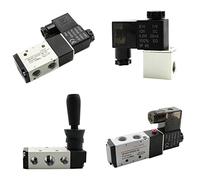 PJVPEJOD Électrovanne pneumatique 4H210-08 3V210-08 4V210-08DC12V DC24V AC110V AC220V, vanne de Commande directionnelle d'air, vanne magnétique à gaz 1 pièces(3v210-08 12v,No Joint)