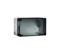 PK without knockouts - Armoire - montable sur mur - transparent, RAL 7035