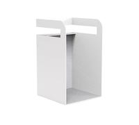 PK6ZKRkAV Bibliothèques Bibliothèque Murale en Alliage d'aluminium sous Le Bureau(Blanc)