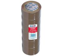 PKA 16113 Lot de 6 rubans d’emballage Marron 48 mm x 66 m.