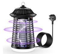 PKBD Destructeur d'insectes 2 en 1 4200 V 15 W UV avec lumière LED, étanche IPX4