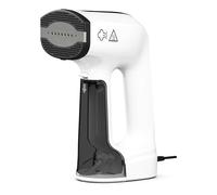 PKBD Repasseuse à main sous vide, Défroisseuse vêtements portable, 2500 Pa de succion, Réservoir d'eau 160 ml, 3 vitesses ajustables, pour maison et voyage, Blanc