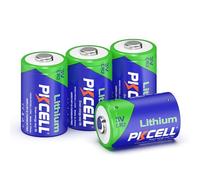 PKCELL CR2 Piles au Lithium 3V 850 mAh pour Capteur,Lot de 4