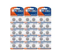 PKCELL - Lot de 30 Piles bouton AG10 LR1130 - Piles alcqline 1,5 V