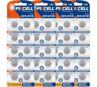 PKCELL LR1130 AG10 Piles Bouton Alcaline - Lot de 40