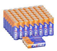 PKCELL Piles AA, 1,5V, 60 pièces, Piles alcalines LR6, durée de Conservation de 10 Ans, idéales pour Les appareils Quotidiens comme Les claviers, Les horloges et Les télécommandes
