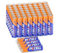 PKCELL Piles AAA, 1.5V Pile alcaline jetable Haute Performance LR03 pour claviers Souris télécommandes, (durée de Vie de 10 Ans) X 60 pièces