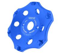 PKD PCD Meule diamantée 125 mm, meuleuse diamantée pour meuleuse d'angle, meuleuse diamantée pour carrelage et revêtements de couleur, meuleuse d'angle, 6 segments