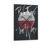 PKEUEHXTO Pink Floyd Poster mural décoratif sur toile moderne pour chambre à coucher - 20 x 30 cm