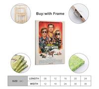 PKEUEHXTO Poster décoratif sur toile du film Once Upon A Time In Hollywood pour chambre à coucher (30 x 45 cm)