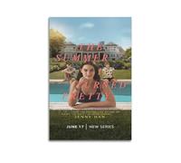PKEUEHXTO Poster décoratif sur toile « The Summer I Turned Pretty » - Décoration murale moderne pour chambre à coucher familiale - 20 x 30 cm