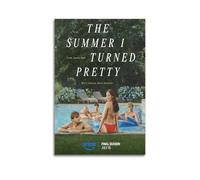 PKEUEHXTO Poster décoratif sur toile « The Summer I Turned Pretty » - Décoration murale moderne pour chambre à coucher familiale - 20 x 30 cm