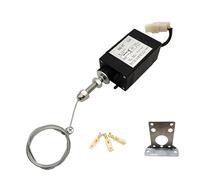 PKHDLYEU Électrovanne d'arrêt de Moteur de générateur XHQ-PT 12 V/24 V, Ouverture/Fermeture Normale, Dispositif de Traction Marche/arrêt, pièce de Groupe électrogène(PDS-3010G(30V 10A),12V)