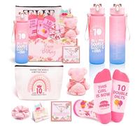 PKHGD Cadeaux pour fille de 10 ans, cadeaux d'anniversaire pour fille, idées amusantes pour 10e anniversaire pour elle, sœur, nièce, petite-fille, cadeau d'anniversaire populaire à deux chiffres pour